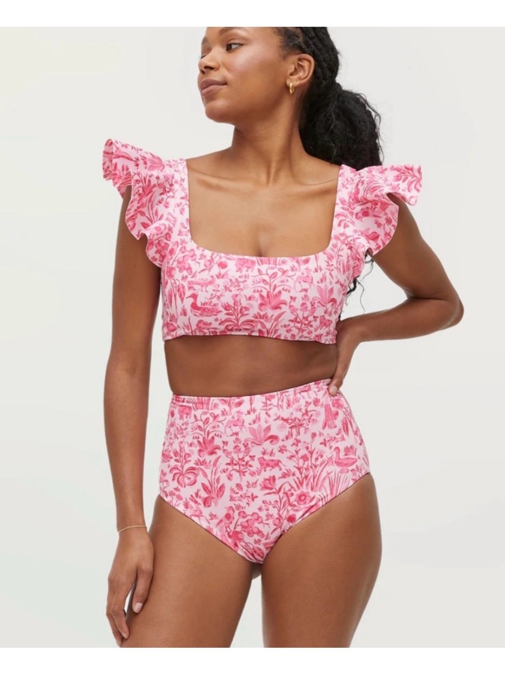 ISO Hill House Strawberry Daiquiri Sherwood Forest Swimsuit (Palm Beach Edition)